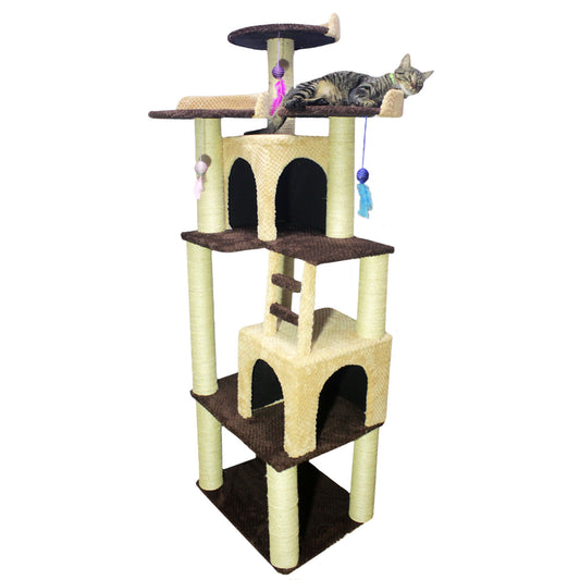 Gimnasio Rascador Tridente Para Gatos