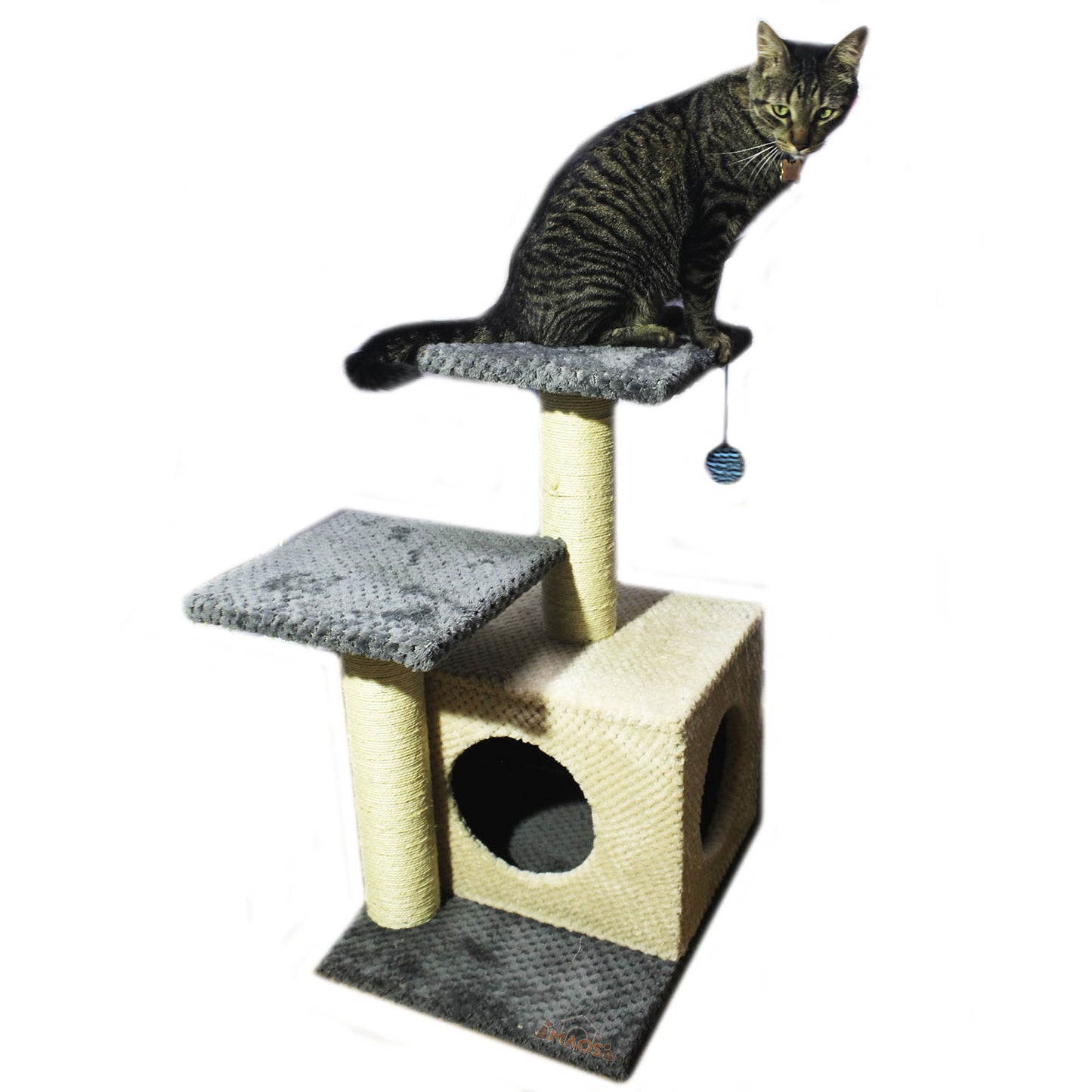 Gimnasio Arbol Rascador Para Gatos Con Sofa