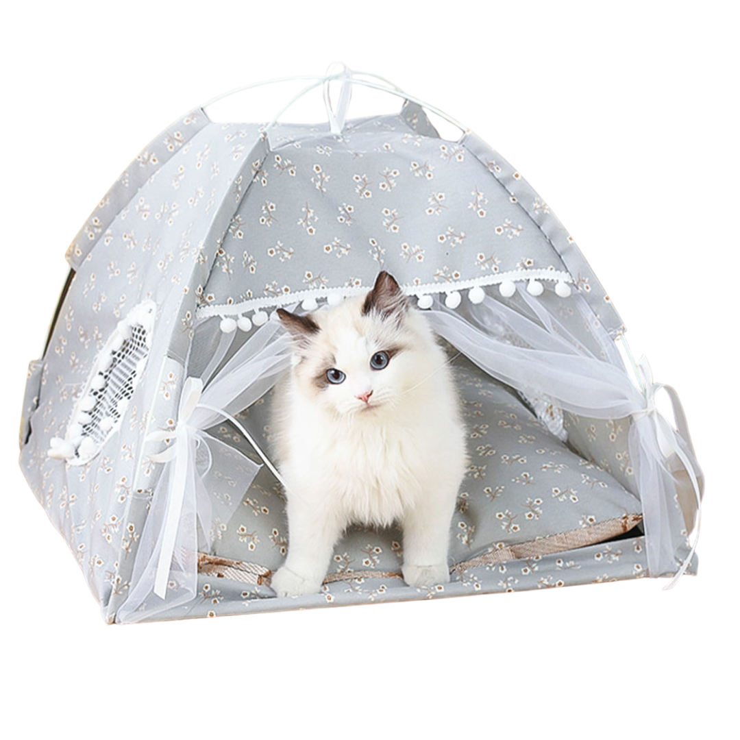 Camping para Perros y Gatos Refugio Acolchado para Interior