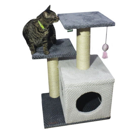 Gimnasio Arbol Rascador Para Gatos Con Sofa