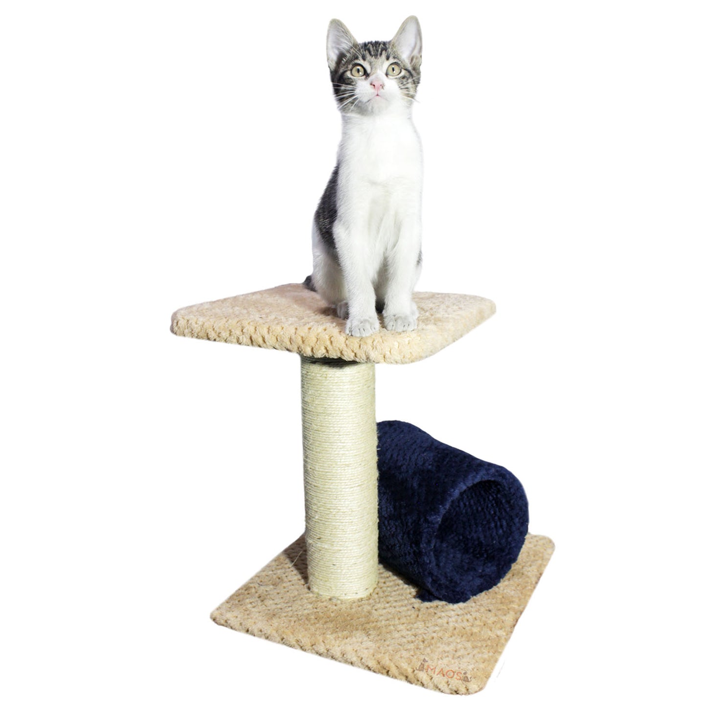 Rascador Acicalador Tunel Para Gatos