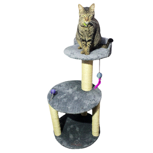 Gimnasio Torre Rascador Para Gatos Redondo