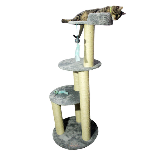 Gimnasio Torre Rascador Para Gatos Espiral