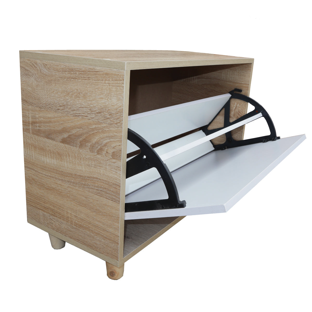 Zapatero Organizador Recibidor En Madera 1 Nivel
