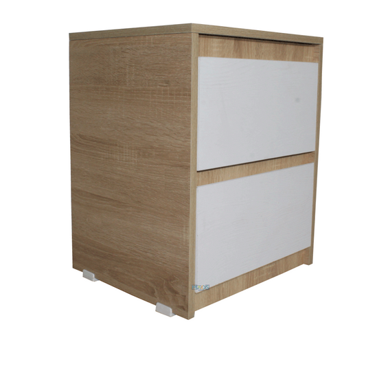 Mesa De Noche Estilo americano 2 Cajones