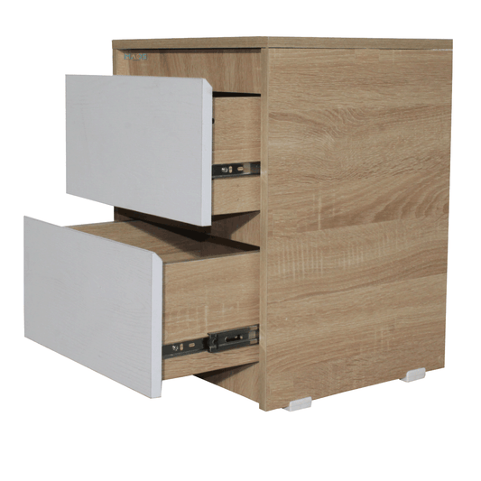 Mesa De Noche Estilo americano 2 Cajones