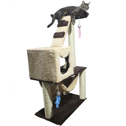 Gimnasio Arbol Rascador  Para Gato Mediano