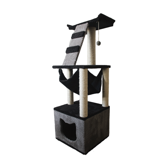 Gimnasio Arbol Rascador Para Gatos Base Cajon