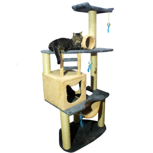 Gimnasio Arbol Rascador Para Gatos Triangular
