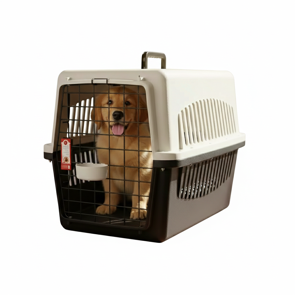 Guacal Cargador Plastico Para Viajes Perros