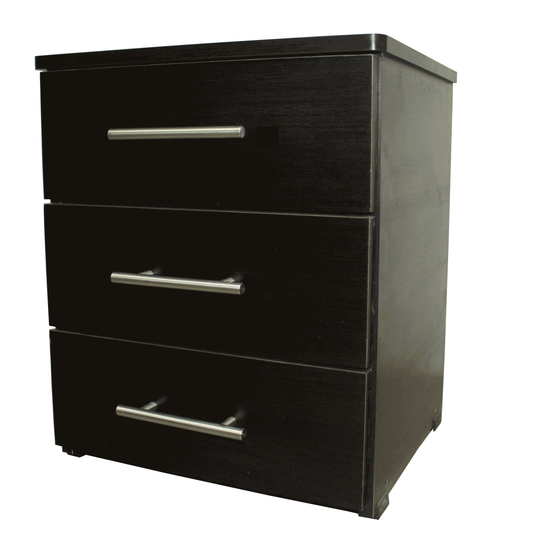 Mesa de noche Moderna 3 cajones