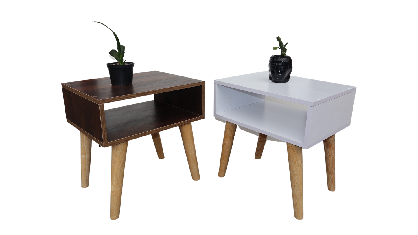 Mesa De Noche Moon Patas Largas