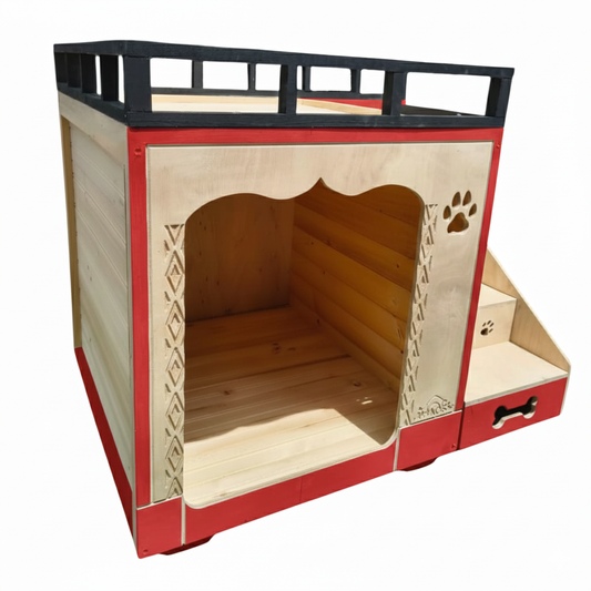 Casa Para Perro Grande De Terraza