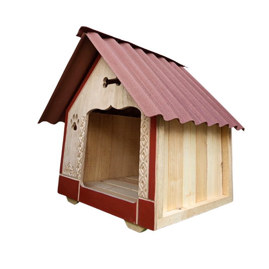 Casa De Madera Para Perros Pequeños