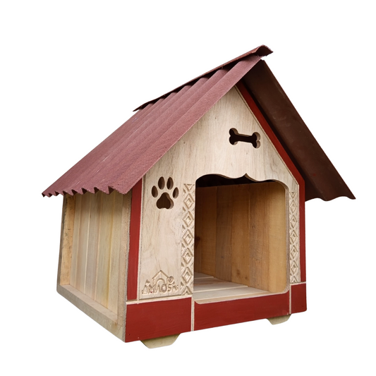 Casa De Madera Para Perros Pequeños