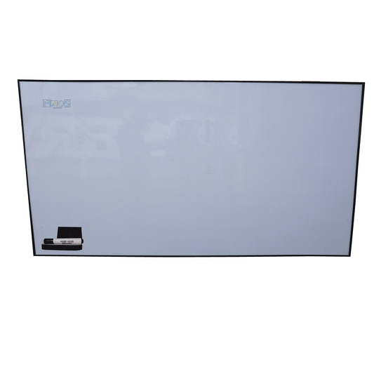 Pizarra Tablero Acrilico Cuadricula Borrable 120X240 Para Colgar