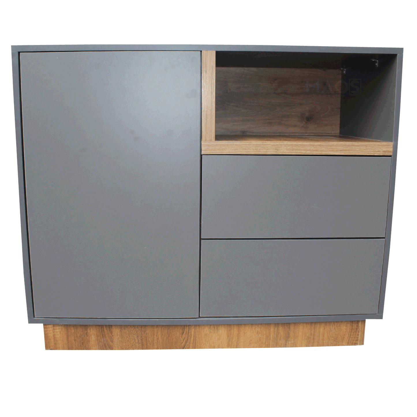 Mueble Organizador Bicolor De Madera