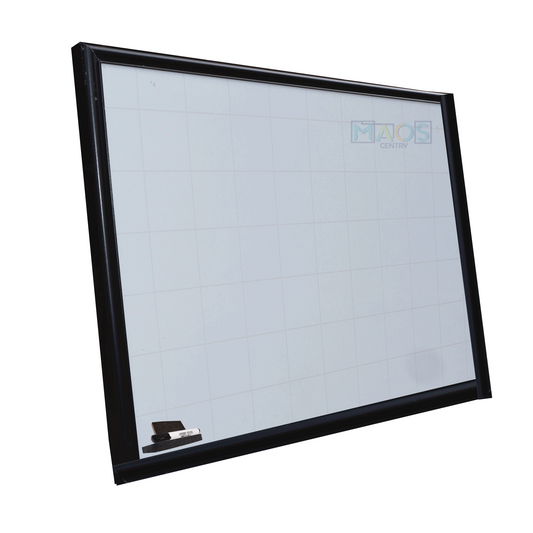 Pizarra Tablero Acrilico Cuadricula Borrable 60X40 Para Colgar