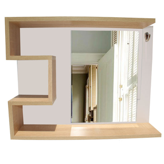 Mueble Gabinete Flotante Para Baño Espejo Fijo