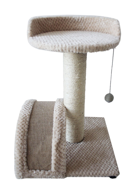 Rascador Acicalador Para Gatos Con Arco Malla