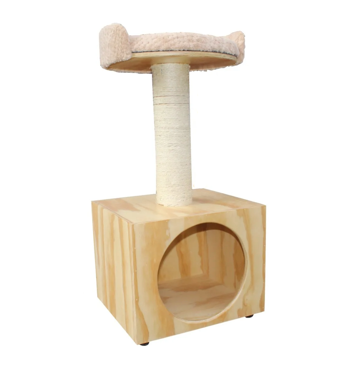 Arbol Rascador Para Gatos Con Cama