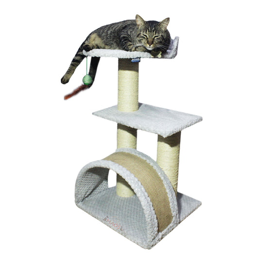 Gimnasio Torre Rascador Para Gatos Con Arco