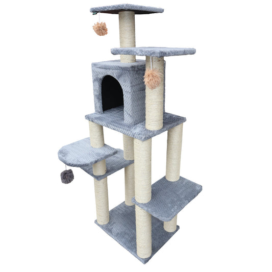 Arbol Rascador Para Gatos Con Hamaca y Sofas