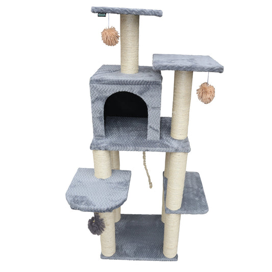 Arbol Rascador Para Gatos Con Hamaca y Sofas