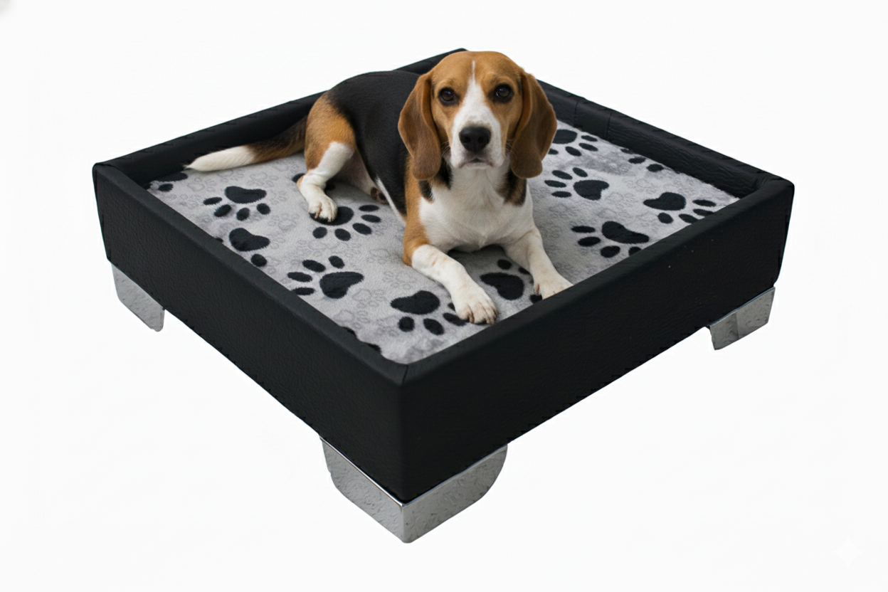 Base Cama Para Perros o Gatos En Madera Pino