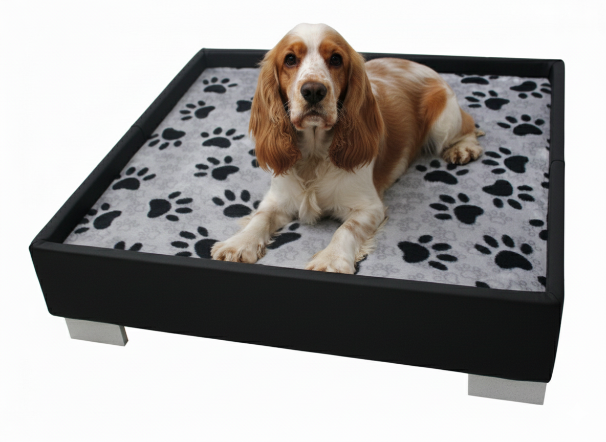 Base Cama Para Perros o Gatos En Madera Pino