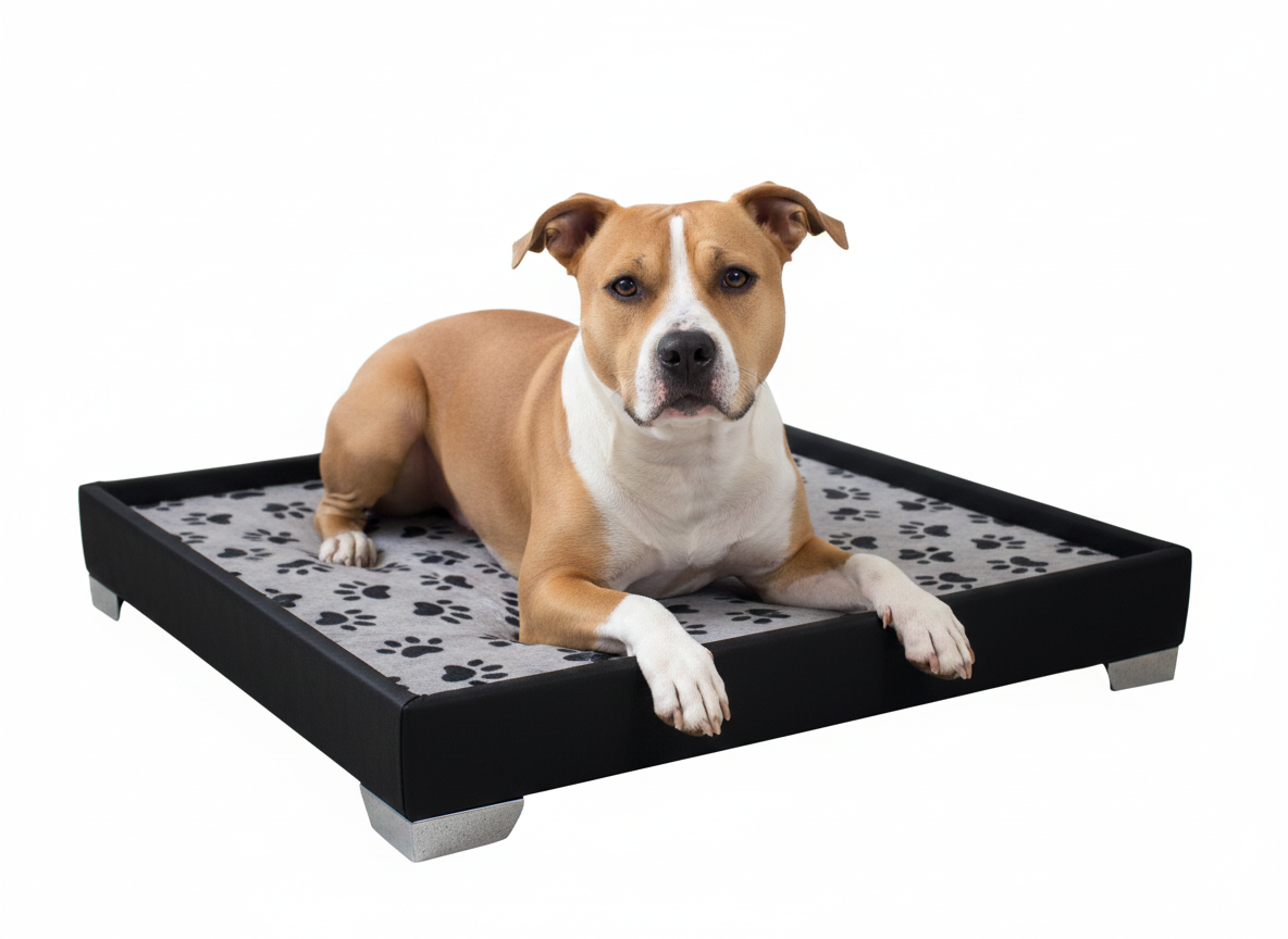 Base Cama Para Perros o Gatos En Madera Pino
