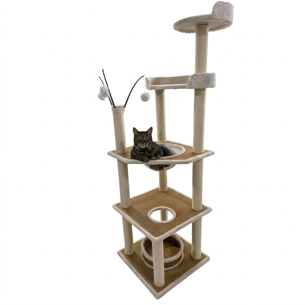 Gimnasio Arbol Rascador Desarmable Para Gatos Atrium
