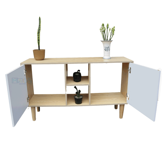 Centro de Entretenimiento Para Tv Moderno Con Puertas