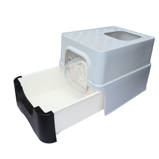 Arenera Caja Cerrada Baño Para Gatos Con Pala