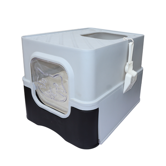 Arenera Caja Cerrada Baño Para Gatos Con Pala