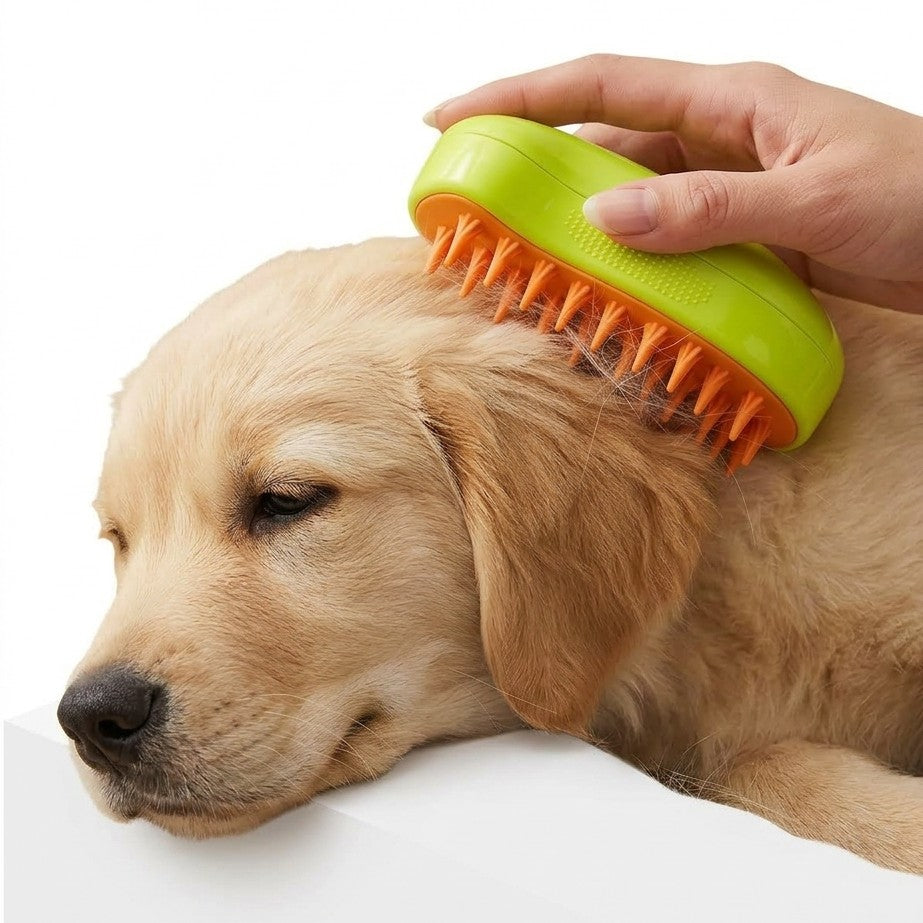 Cepillo De Baño Masajeador Spray Para Gatos o Perros