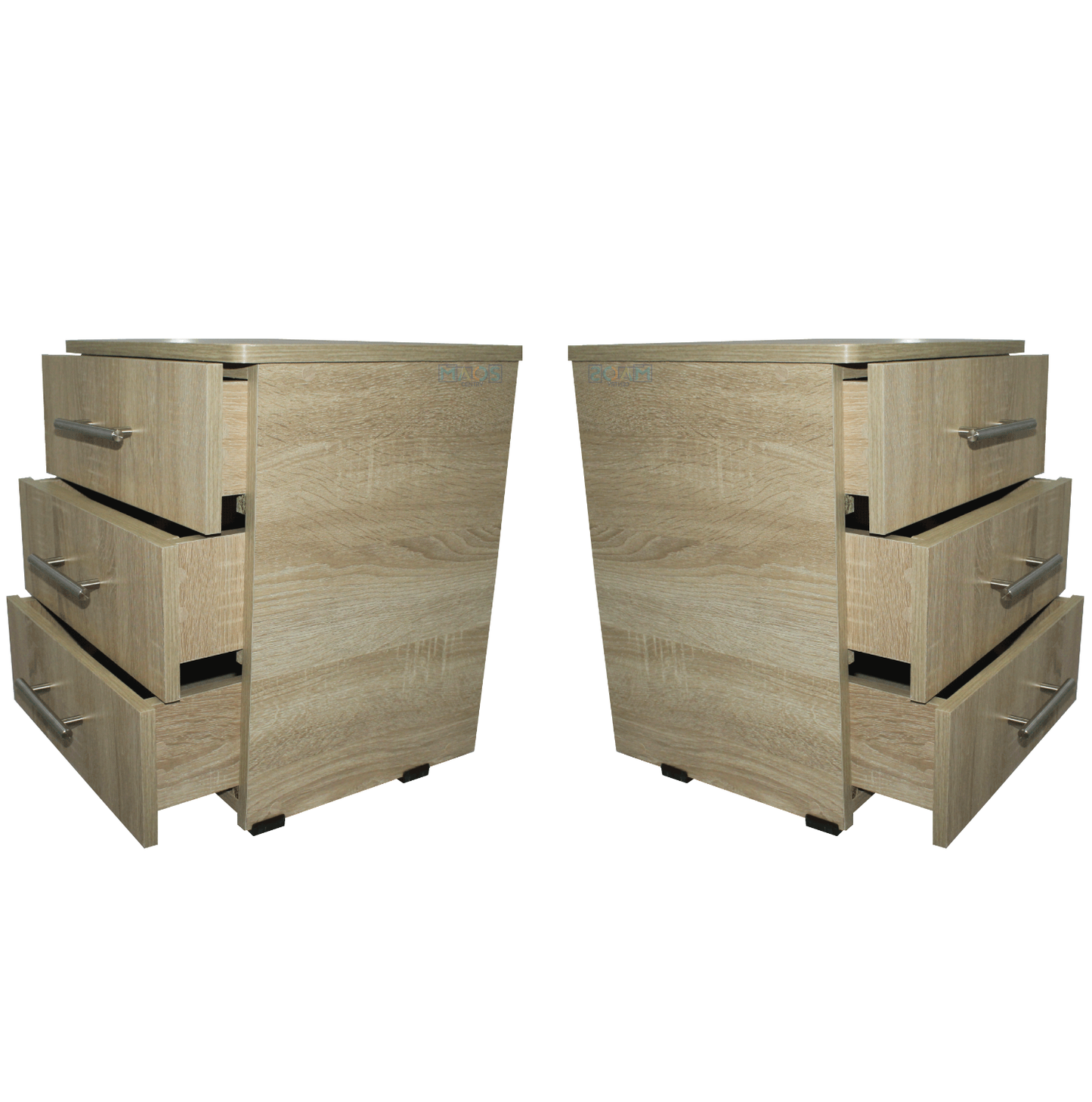 Mesa De Noche Nochero 3 Cajones