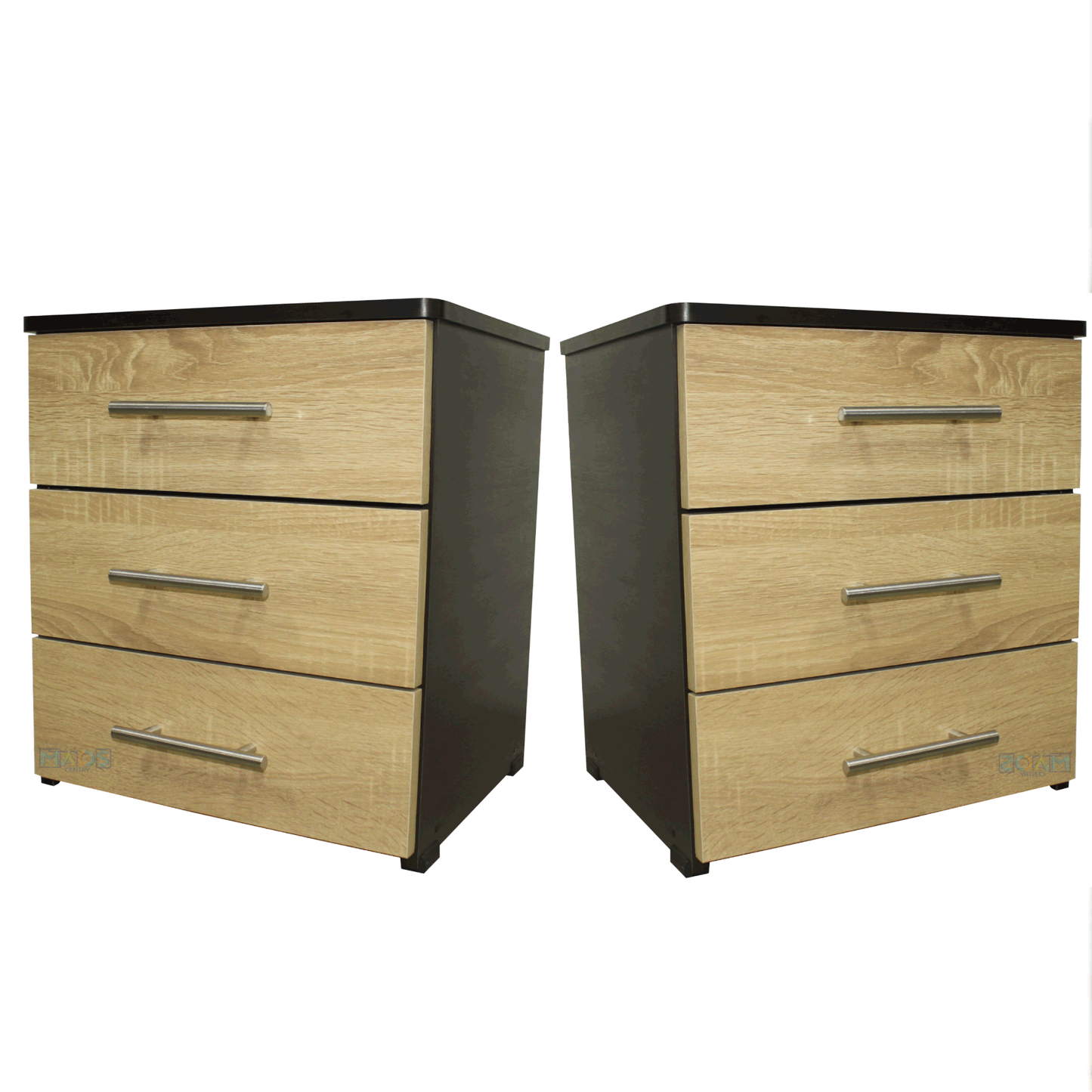 Mesa De Noche Nochero 3 Cajones