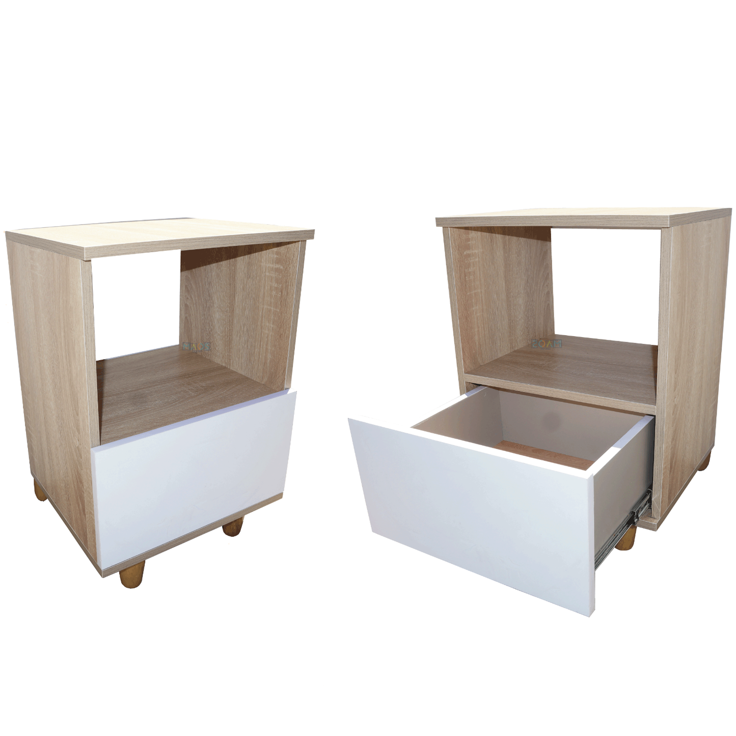 Mesa De Noche Nochero 1 Cajon