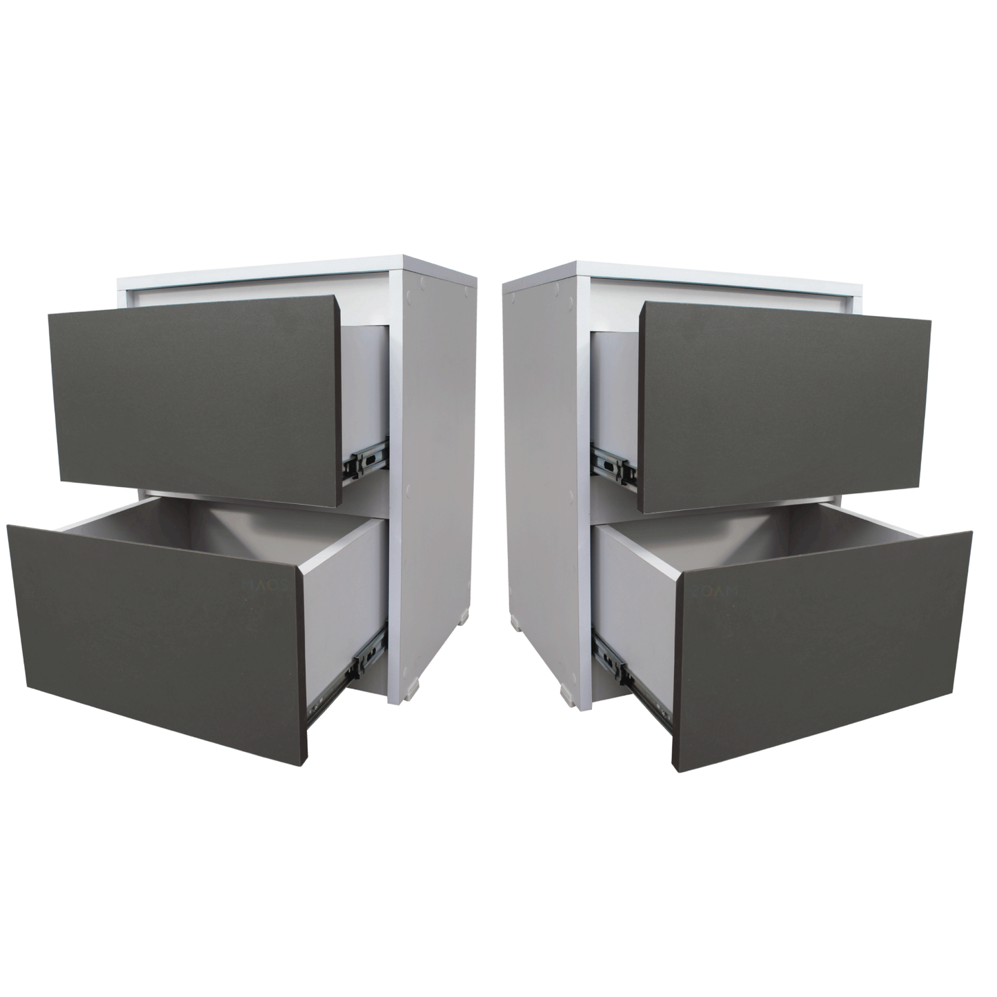 Mesa De Noche Nochero 2 Cajones