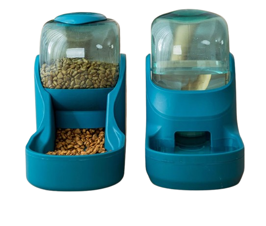 Combo De Comedero y Bebedero Bot Para Perro