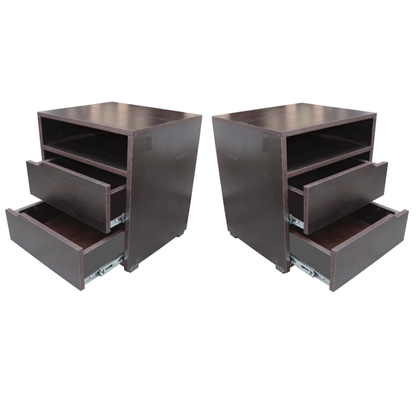 Mesa De Noche Nochero 2 Cajones