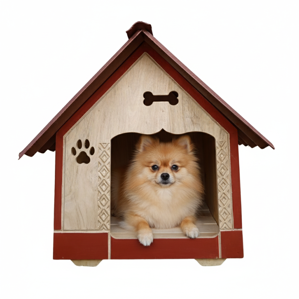 Casa Para Perros En Pino Interperie