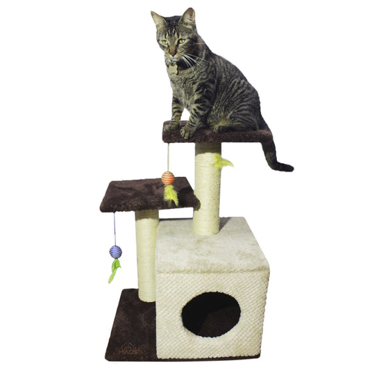 Gimnasio Arbol Rascador Para Gatos Con Sofa