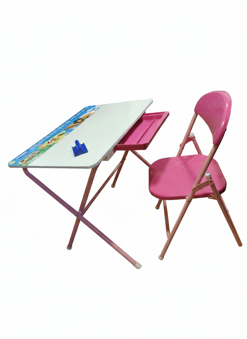 Pupitre Escritorio Plegable Para Niños Plastico