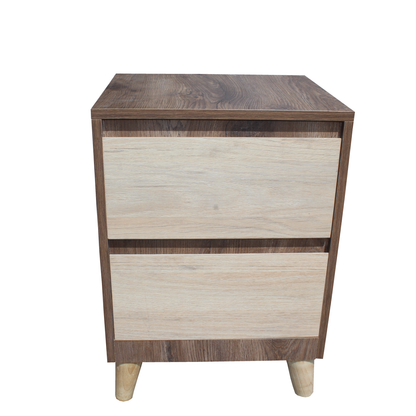 Mesa De Noche Nochero 2 Cajones