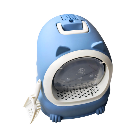 Arenera Ovalada para Gatos con Pala Incluida