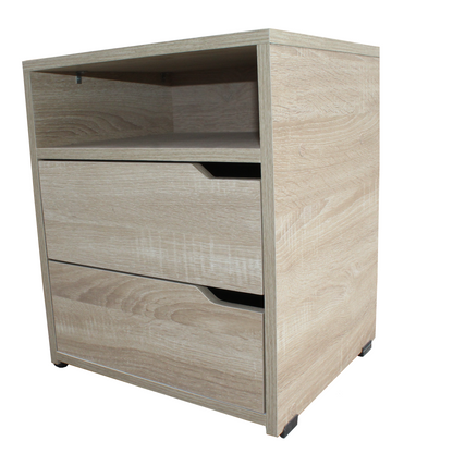 Mesa De Noche Nochero 2 Cajones