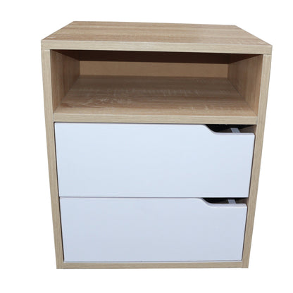 Mesa De Noche Nochero 2 Cajones