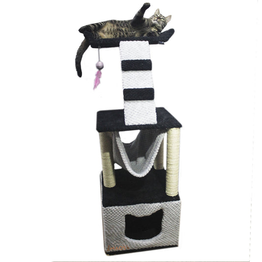 Gimnasio Arbol Rascador Para Gatos Base Cajon